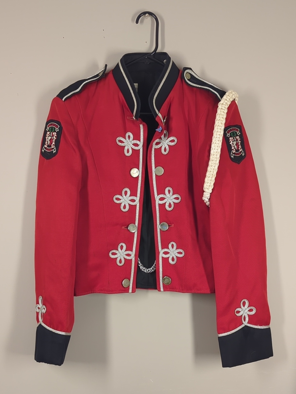 Vintage Fruhauf MacArthur High School Marching Band Jacket Irving TX Military
